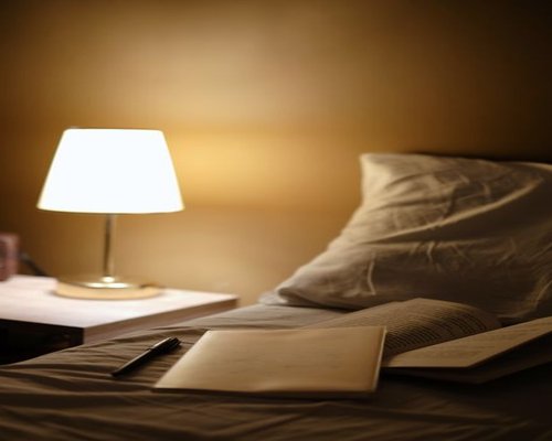 Calm evening setup with a book instead of a phone